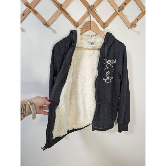 Disneyland Parks Gray Mickey Mouse 55th Anniversary Full Zip Sweatshirt - Size M - Picture 9 of 9